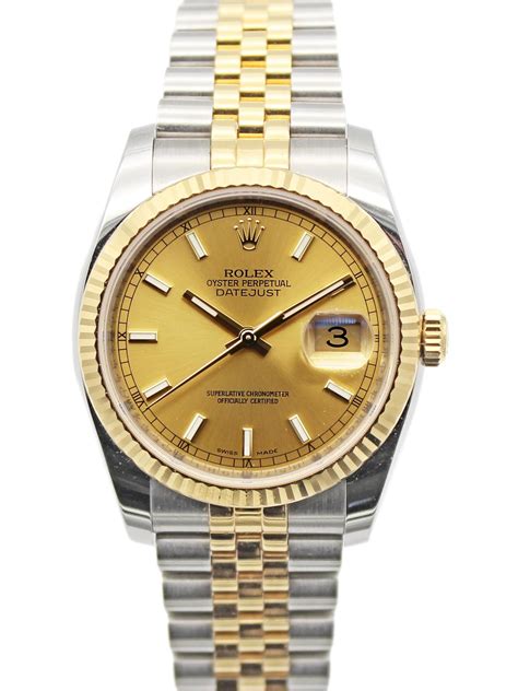 rolex datejust two tone 36mm used 1957|Rolex Datejust 36 best price.